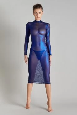 Maison Close Robe Midi - Blue Angel -Maison Close 2021 Maison Close Blue Angel 01918