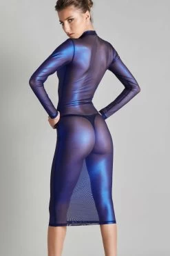 Maison Close Robe Midi - Blue Angel -Maison Close 2021 Maison Close Blue Angel 01939