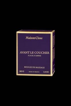 Maison Close Bougie De Massage - Avant Le Coucher - Fleur D'Ambre -Maison Close 560504 GHOST 3b