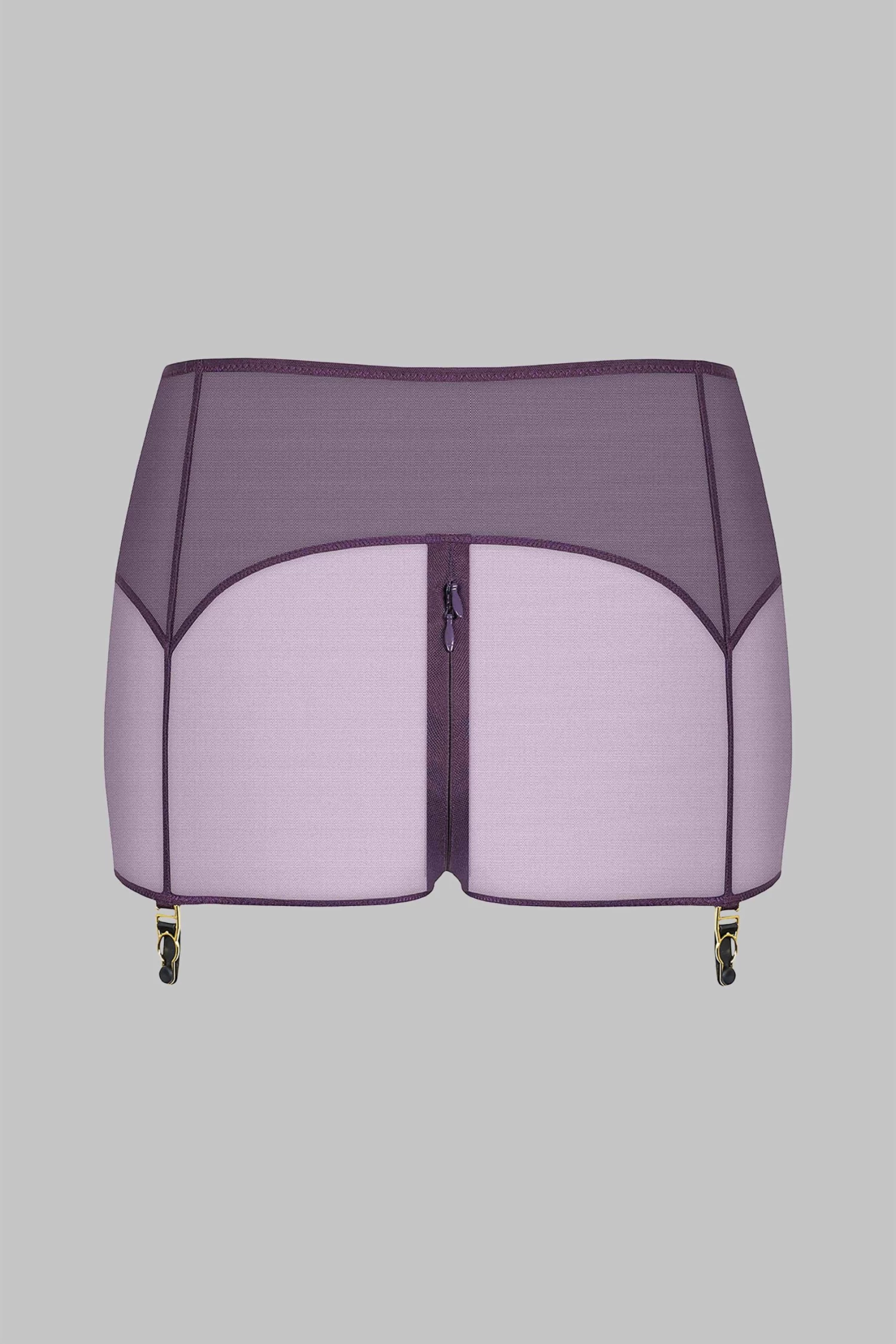 Maison Close Shorty Zippé Porte-Jarretelles - L'Amoureuse 8 Maison Close Shorty Zippé Porte-Jarretelles - L'Amoureuse – Image 8