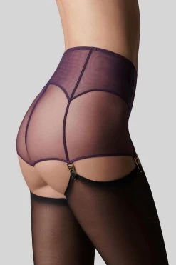 Maison Close Shorty Zippé Porte-Jarretelles - L'Amoureuse