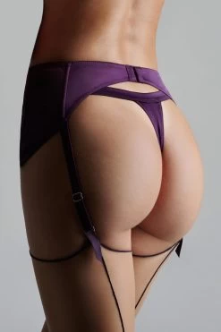 Maison Close Porte-Jarretelles - Villa Satine -Maison Close 561116 villa satine violet dounia 0408