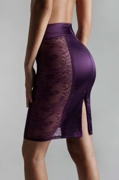 Maison Close Jupe Crayon - Villa Satine -Maison Close 561143 villa satine violet dounia 0850