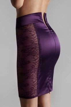 Maison Close Jupe Crayon - Villa Satine -Maison Close 561143 villa satine violet dounia 0853