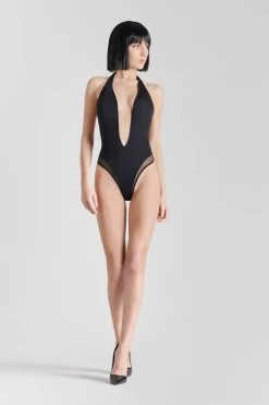 Maison Close Body String Col V - Pure Tentation -Maison Close 608076 pure tentation noir 1220