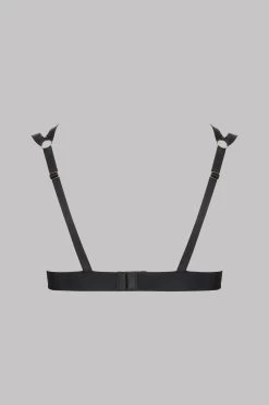 Maison Close Soutien-gorge Triangle Ouvert - Tapage Nocturne -Maison Close Bra Tapage Nocturne Black 608525 4