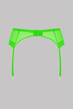 Maison Close Porte-jarretelles - Corps à Corps Néon -Maison Close Garter Belt CAC Green 560219 4