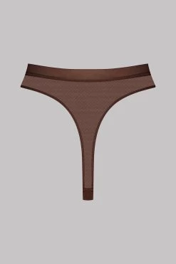 Maison Close String Taille Haute - Corps à Corps -Maison Close HW Thong CAC Choco 608711 4