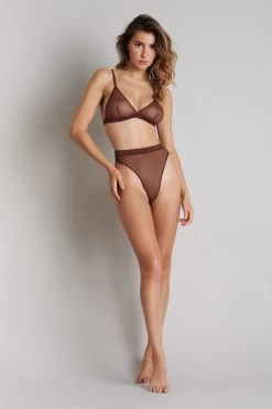 Maison Close String Taille Haute - Corps à Corps -Maison Close HW Thong CAC Choco 608711 5