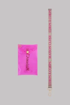 Maison Close Pochette Avec Keychain - Corps à Corps 9 Maison Close Pochette Avec Keychain - Corps à Corps -Maison Close Packaging keychain pink 2