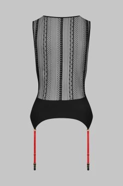 Maison Close Débardeur Avec Porte-jarretelles - Sacré Cœur -Maison Close Tank Top Suspenders Sacre Coeur 560051 4