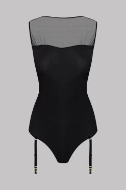 Nouvelles versions -Maison Close Thong Bodysuit Madame Reve Black 608847 2