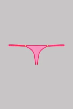 Maison Close Mini String - Corps à Corps Néon -Maison Close Thong CAC Pink 560153 4