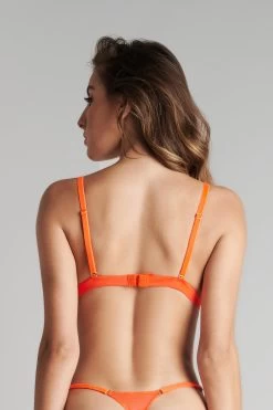 Maison Close Soutien-gorge Triangle - Corps à Corps Néon -Maison Close Triangle Bra CAC Orange 560178 3