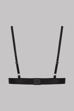 Maison Close Soutien-gorge Triangle - Madame Rêve -Maison Close Triangle Bra Madame Reve Black 608820 4