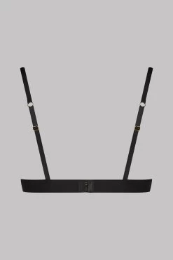 Maison Close Soutien-gorge Triangle - Sacré Cœur -Maison Close Triangle Bra Sacre Coeur Black 560018 4