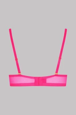 Maison Close Soutien-gorge Balconnet - Corps à Corps Néon -Maison Close Wire Bra CAC Pink 560134 4