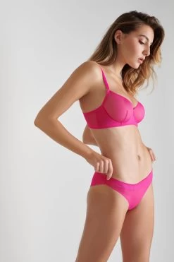 Maison Close Soutien-gorge Balconnet - Corps à Corps Néon -Maison Close Wire Bra CAC Pink 560134 5